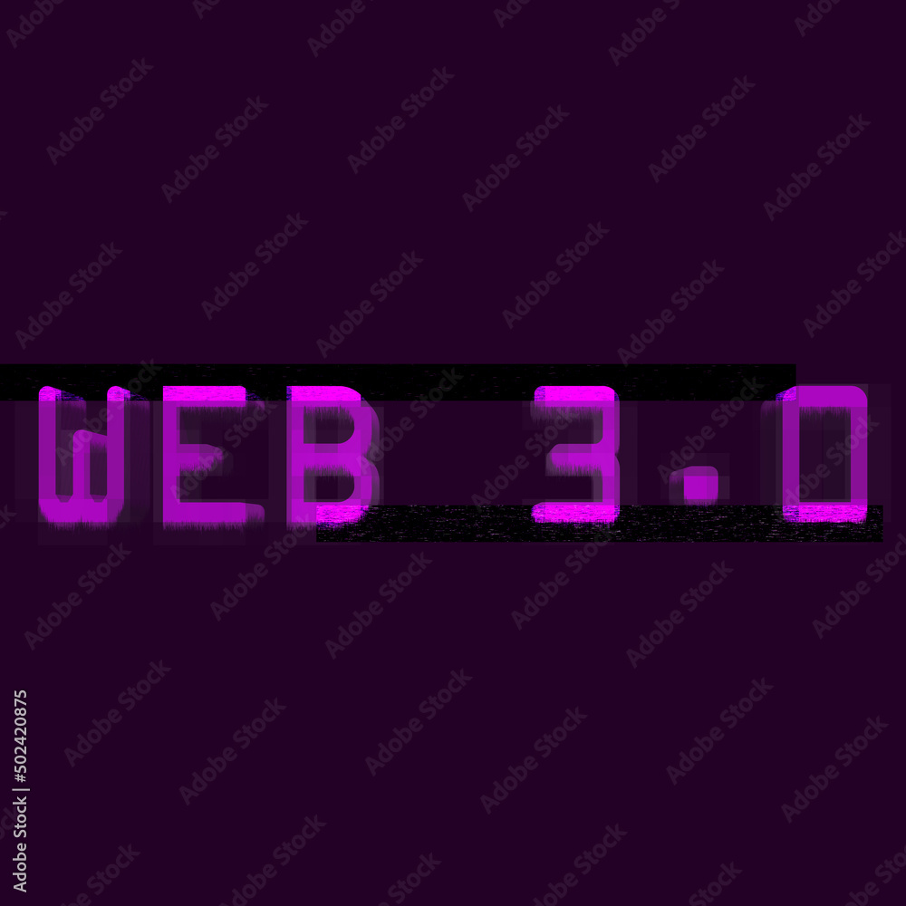Poster purp digital background effect glowing of text web 30