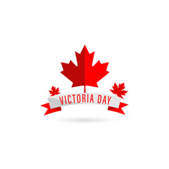 Happy Victoria day, vector illustration.