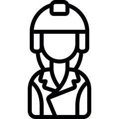 Biker Woman Icon