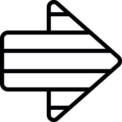 Multi Layered Arrow Icon