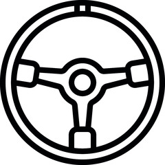 Racing Steering Wheel Icon