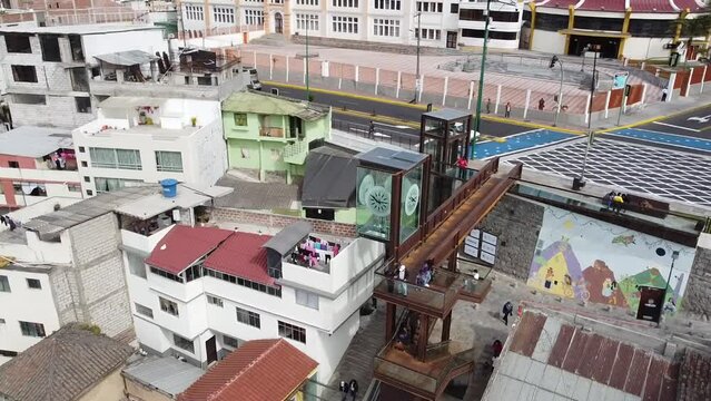Urbanizaci&oacute;n Drone Escalinatas y el Tiempo Ambato Ecuador
