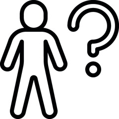 Question Person Icon