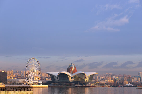 Entertainment center on Baku Boulevard.