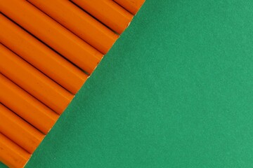 Lots of blunt pencils close up