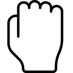 Fist Back Icon
