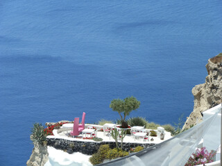Beautiful view of Santorini Island in Greece