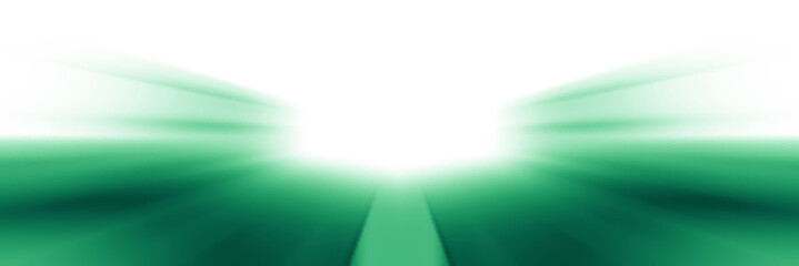 Illustration of a flash of bright light in a focal point perspective