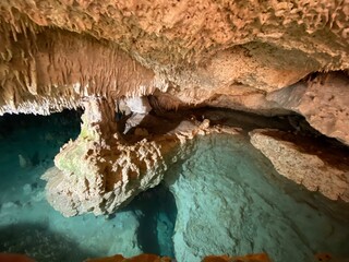 Cenote in the cave
