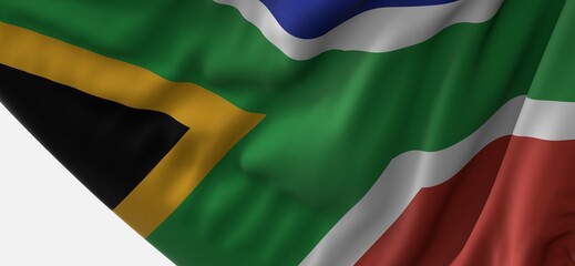 Obraz premium flag of south africa national