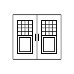 door vector for website symbol icon presentation