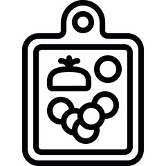 Fototapeta premium Chopped Carrots Icon