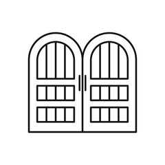 door vector for website symbol icon presentation