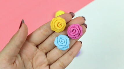 Cute Miniature Roses out of Foam Sheet - Rose Flower Craft