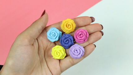 Cute Miniature Roses out of Foam Sheet - Rose Flower Craft