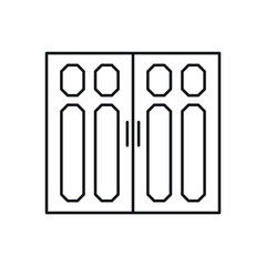 door vector for website symbol icon presentation