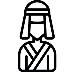 Long Mask Ninja Icon