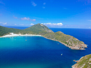 view of the sea and mountains