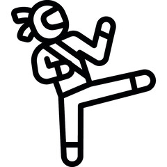 Ninja Kick Icon