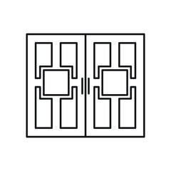 door vector for website symbol icon presentation