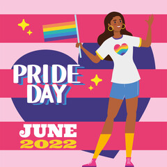 pride day lettering