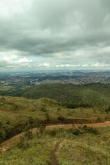 Fototapeta premium natural landscape in the Serra do Rola Moça in the city of Belo Horizonte, State of Minas Gerais, Brazil