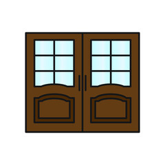 door vector for website symbol icon presentation