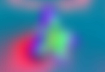 Multicolored abstract defocused background. Blurred lines and spots. Bright colors. Background for the cover of a notebook, book, laptop screen.