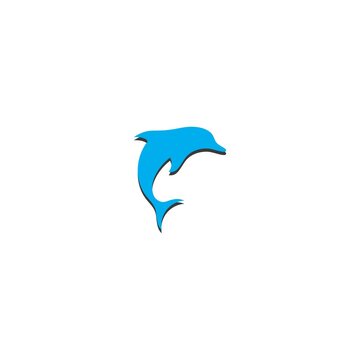 recommend clip art: dolphin icon logo design vector
