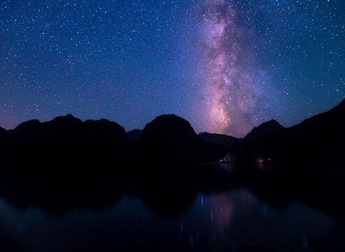 Milky Way over Lake Iskanderkul