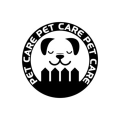 Pet care icon isolated on white background 