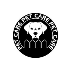 Obraz premium Pet care icon isolated on white background 