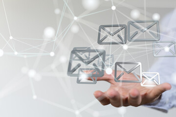 mail communication support contact concept service