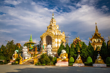 Wat Saeng Kaeo Phothiyan temple in Chiang Rai, Thailand