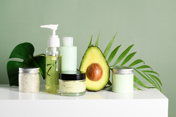 Cosmetics with avocado