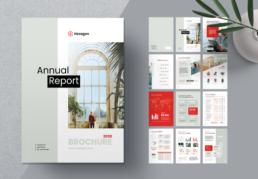 Annual Report Layout