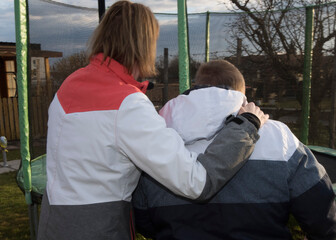 mother with her child, mother love