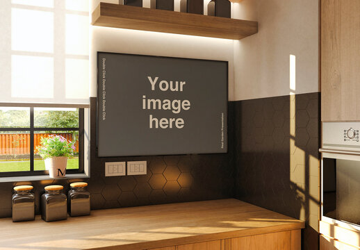 Kitchen Poster Mockup
