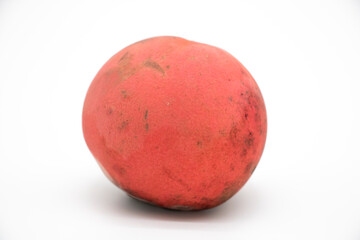Velvet apple fruit isolate on white background