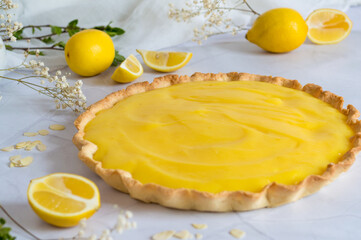 lemon curd tart