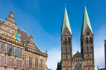 Fototapeta na wymiar St. Petri Dom (cathedral) Bremen Germany