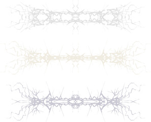 Decorative fairy separator. Abstract ornament.