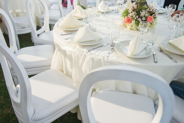 wedding table setting