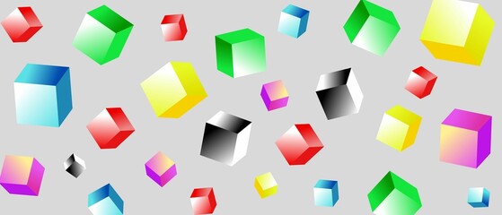 3d Cubes Abstract01 019