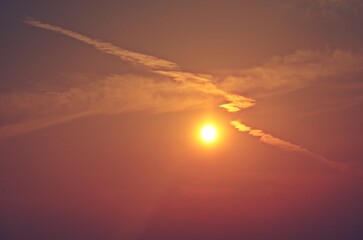 sunset eye 