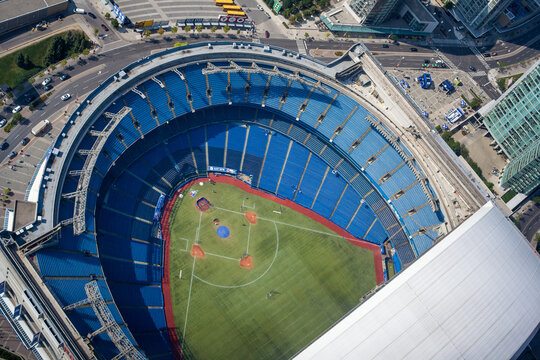Aerial view of the Roger Centre, Toronto, Canada
