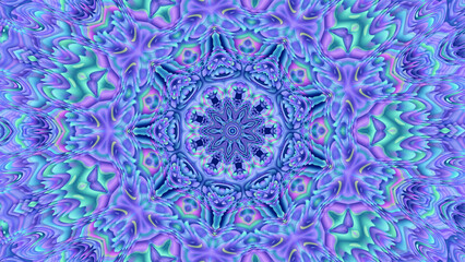 Abstract kaleidoscope background. Beautiful ethnic texture. Unique kaleidoscopic design.