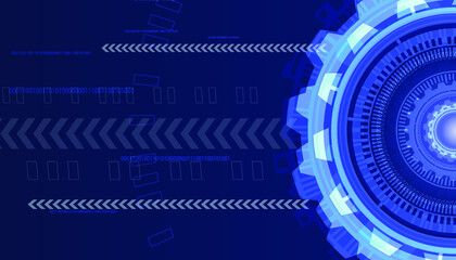 Abstract technology background Hi-tech background vector illustration