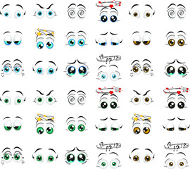 A set of eyes for your heroes. Eyes with different emotions and colors