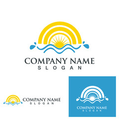 Sun Vector illustration Icon Logo Template design